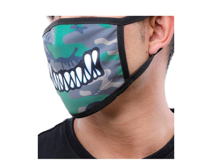 Black Pyramid Monster Bite Folive Camo ace Mask Y7162564-OLV