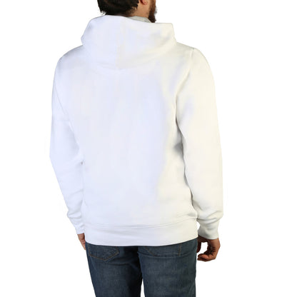 Tommy Hilfiger Logo Flex Fleece Hoodie White Men's Sweatshirt MW0MW29301-YBR