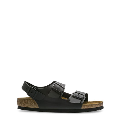 Birkenstock Milano Birko-Flor Black Sandals 34791 Regular/Wide Width