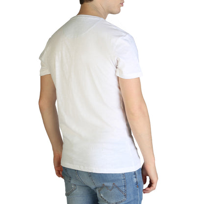 Yes Zee Custom Cotton White Men's T-Shirt T700-TL10-0127