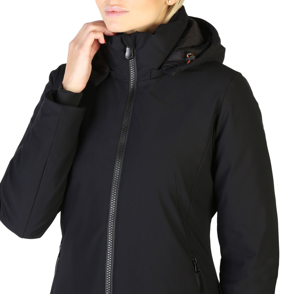 Save The Duck Lila Hooded Black Women's Coat D43490W-LEXY15-10000