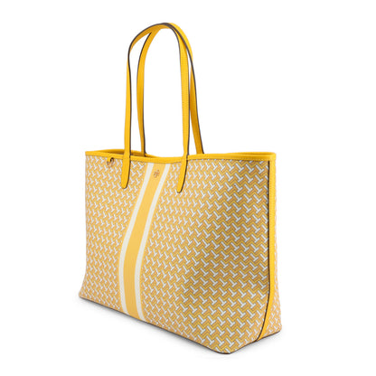 Tory Burch Tile Link Yellow Tote Women's Bag 64206-709