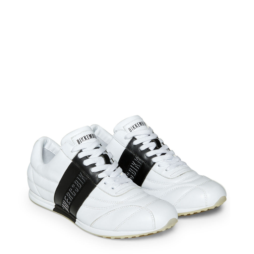 Bikkembergs Barthel Contrast Band White/Black Men's Sneakers 202BKM0111100