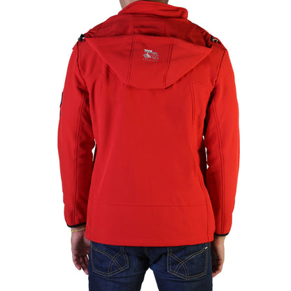 Geographical Norway Tyreek Red Hooded Men's Jacket