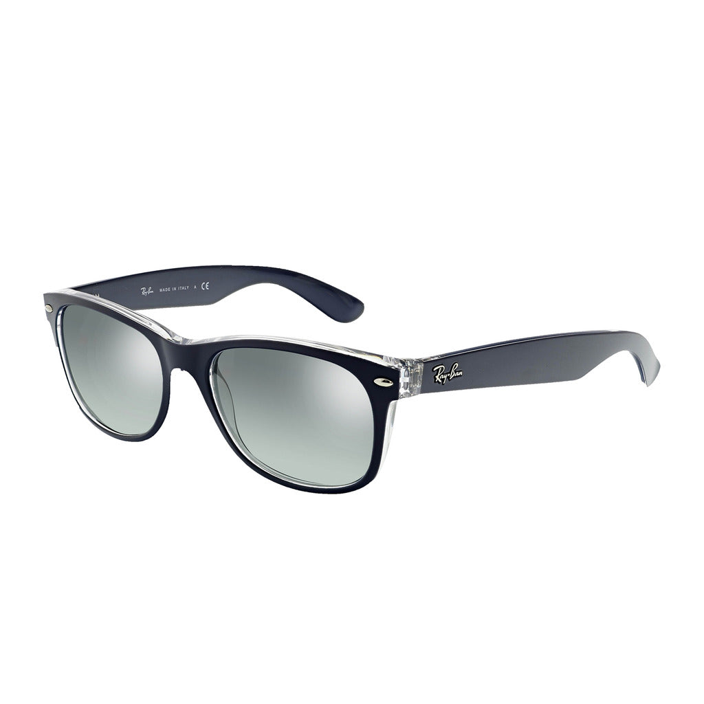 Ray-Ban New Wayfarer Color Mix Blue/Grey Gradient Sunglasses RB2132 605371 52-18