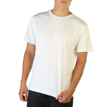 Calvin Klein Logo White Men's T-Shirt K10K109802-YAF