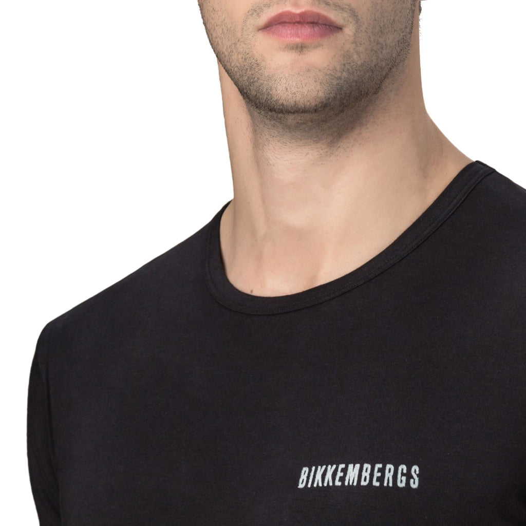 Bikkembergs 2-Pack Undershirt Black Men's T-Shirt 100VBKT040862000