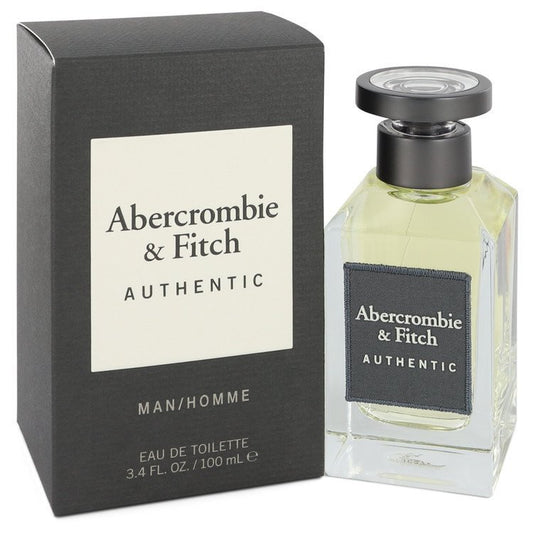 Abercrombie & Fitch Authentic by Abercrombie & Fitch - (3.4 oz) Men's Eau De Toilette Spray - Becauze