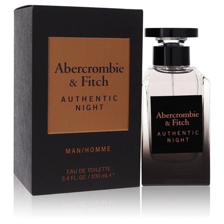 Abercrombie & Fitch Authentic Night by Abercrombie & Fitch - (3.4 oz) Men's Eau De Toilette Spray - Becauze