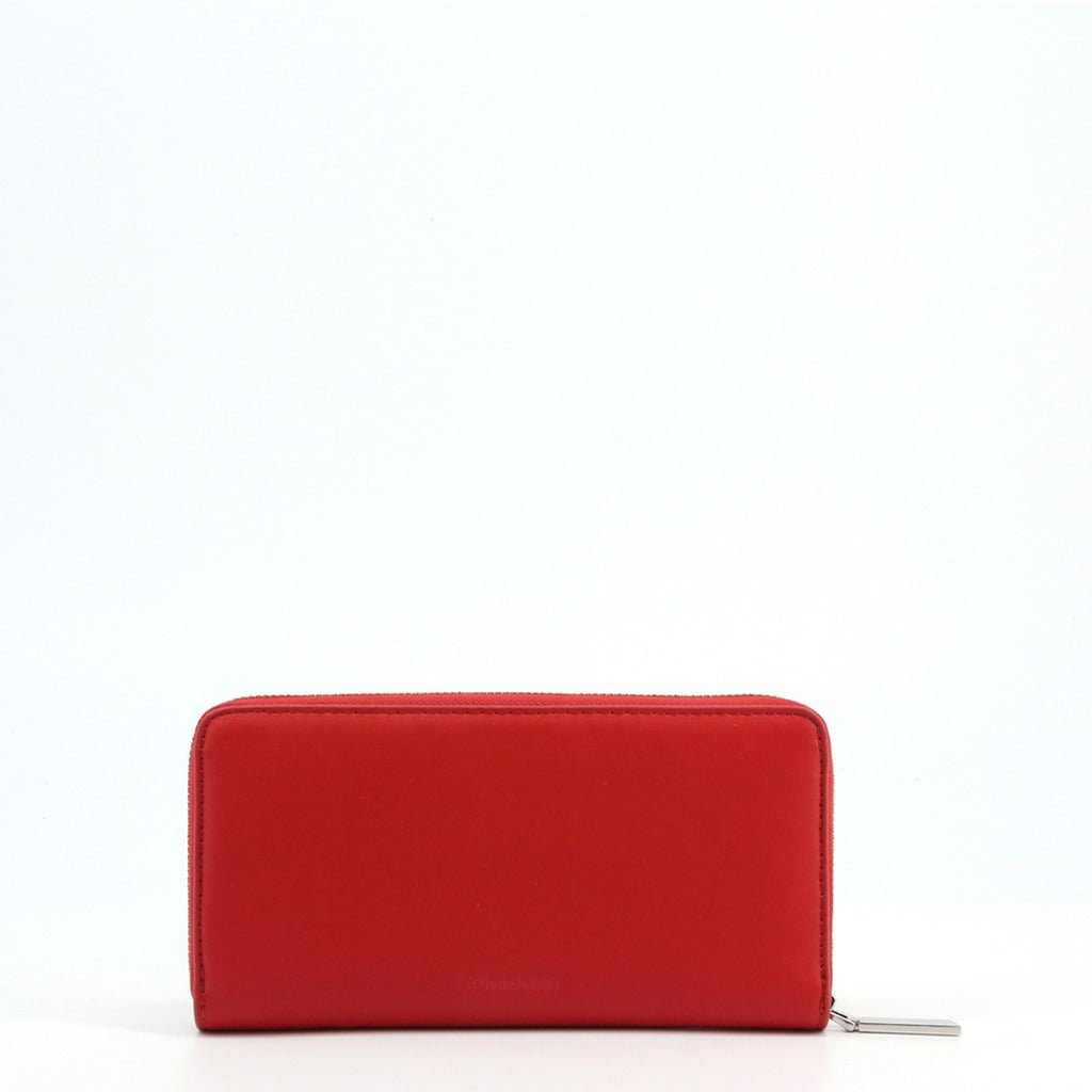 Calvin Klein Large Recycled Zip Around Racing Red Women's Wallet K60K609699-XA9