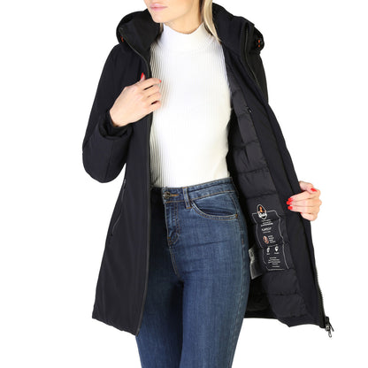 Save The Duck Lila Hooded Black Women's Coat D43490W-LEXY15-10000