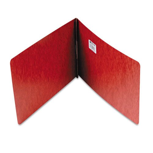 Acco Pressboard Report Cover with Tyvek Reinforced Hinge, Two-Piece Prong Fastener, 2" Capacity, 8.5 x 14, Red-Red A7019928A - Becauze