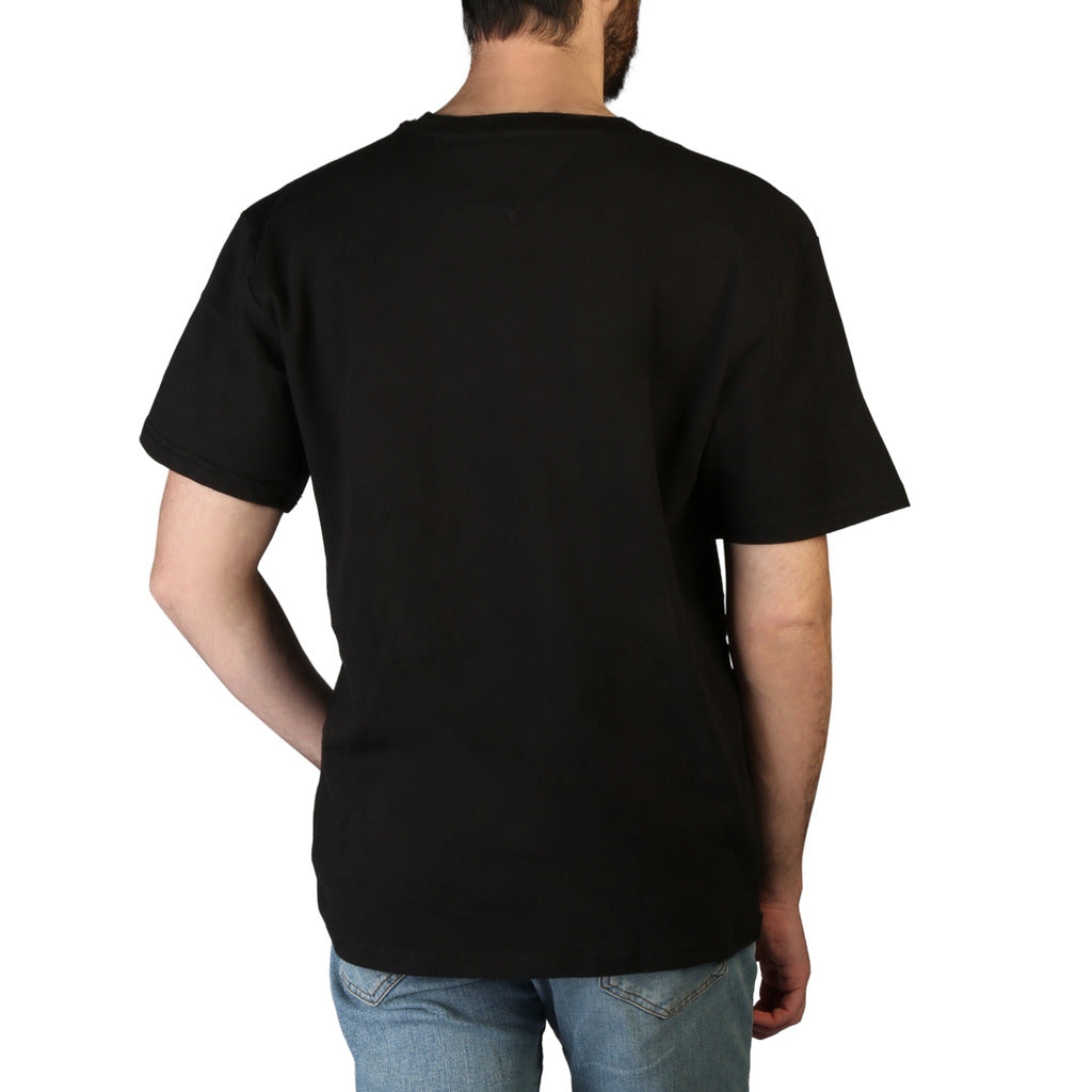 Tommy Hilfiger Organic Cotton Badge Black Men's T-Shirt DM0DM10925