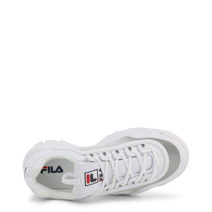 Fila Disruptor 2 Clear White/Navy-Red Women's Shoes 5FM00696-125