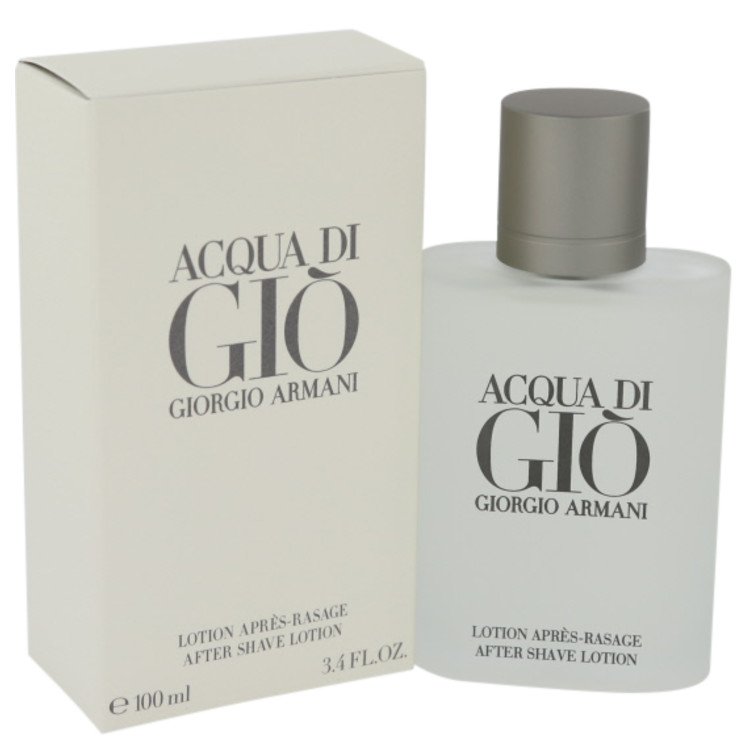 Acqua Di Gio by Giorgio Armani - (3.4 oz) Men's After Shave Lotion - Becauze