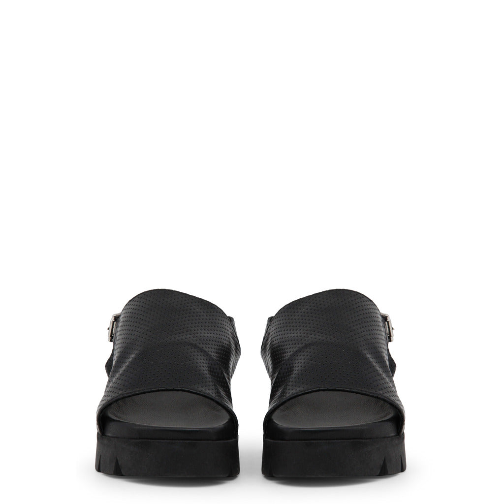 Ana Lublin Alzira Wedge Black Women's Sandals