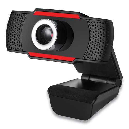 Adesso CyberTrack H3 720P HD USB Webcam with Microphone, 1280 pixels x 720 pixels, 1.3 Mpixels, Black CYBERTRACKH3 - Becauze