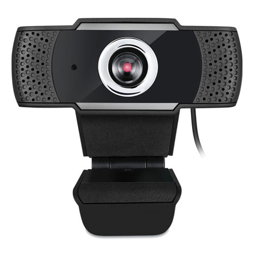 Adesso CyberTrack H4 1080p HD USB Manual Focus Webcam With Microphone 1920 Pixels X 1080 Pixels 2.1 Mpixels Black CYBERTRACKH4 - Becauze