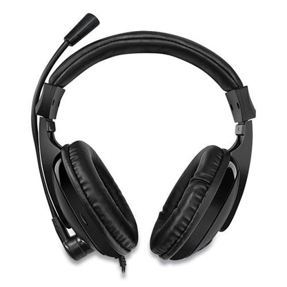 Adesso Xtream H5 Multimedia Headset with Mic, Binaural Over the Head, Black XTREAMH5 - Becauze