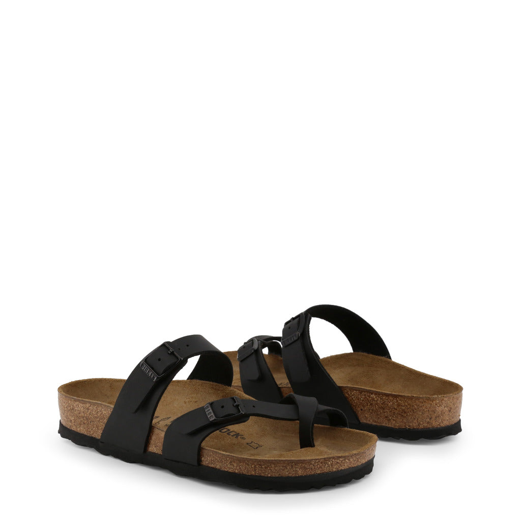 Birkenstock Mayari Birko-Flor Black Sandals 0071791 Regular Width