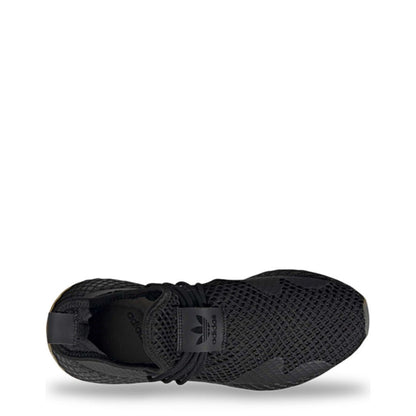 Adidas Deerupt S Core Black/Core Black/Gum 3 Men's Shoes EE5655 - Becauze
