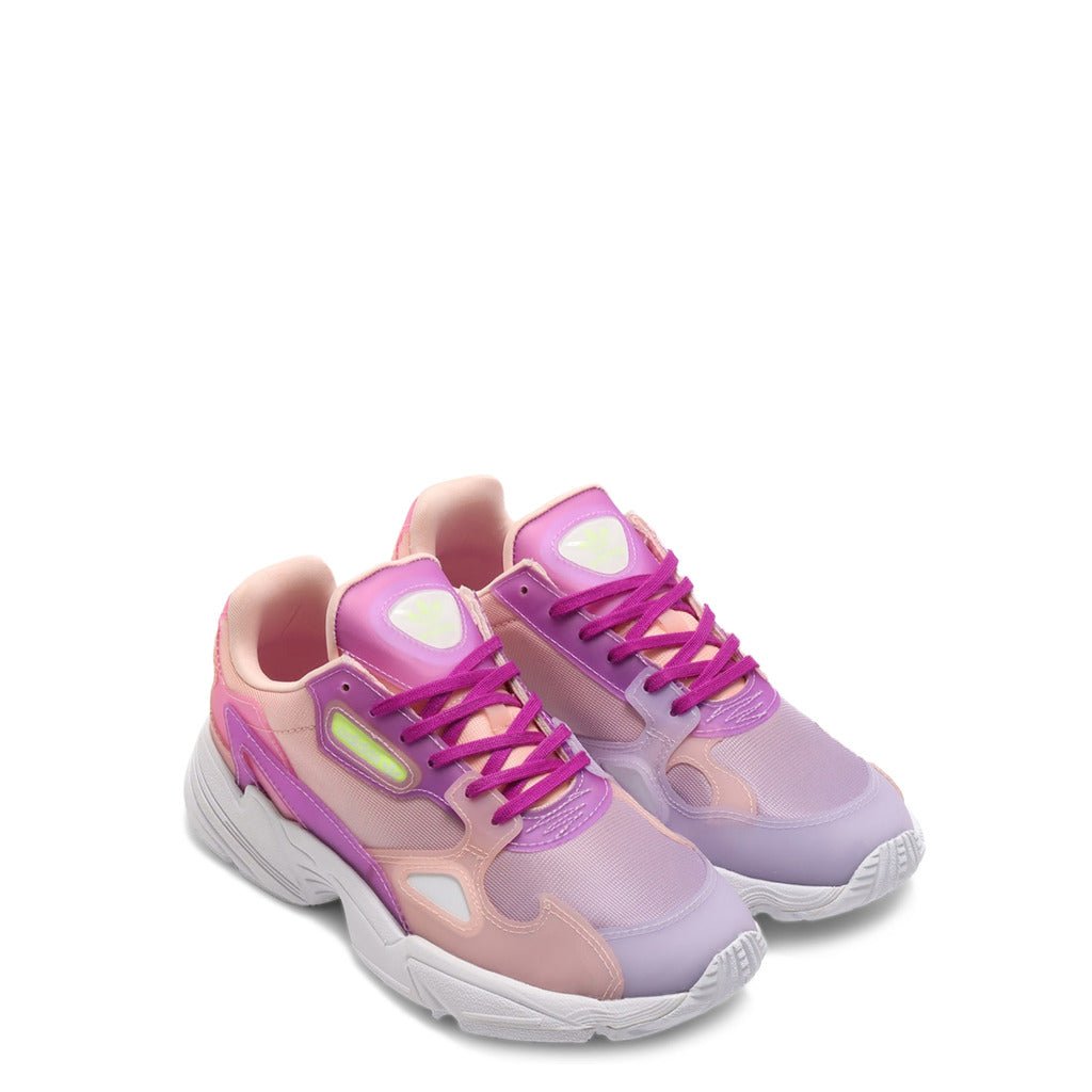 Adidas Falcon Bliss Purple/Shock Purple/Haze Coral Women's Shoes FW2486 - Becauze