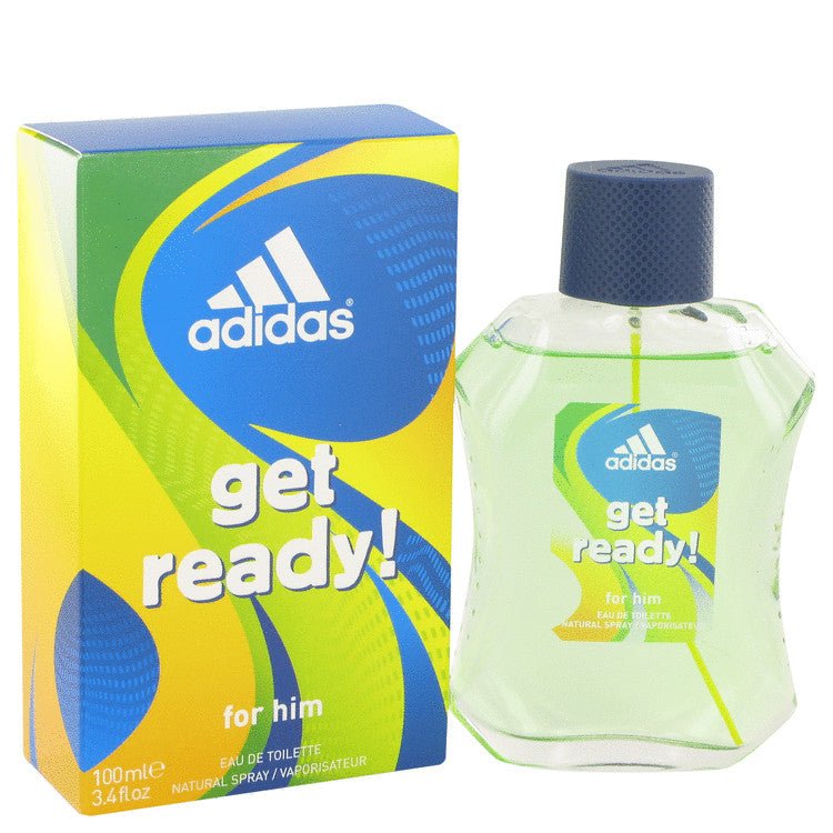 Adidas Get Ready by Adidas - (3.4 oz) Men's Eau De Toilette Spray - Becauze