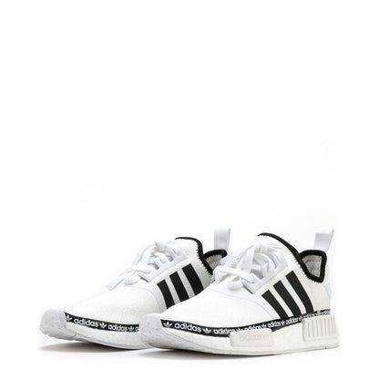Adidas NMD_R1 Cloud White/Core Black/Cloud White Men's Shoes FV8727 - Becauze