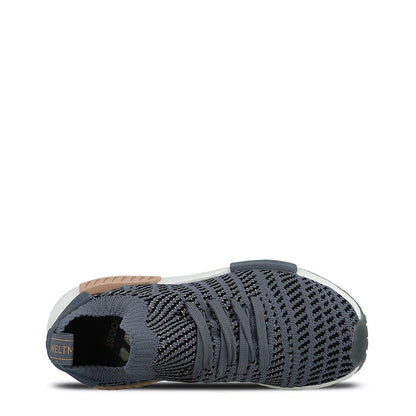 Adidas NMD_R1 STLT Primeknit Raw Steel/Ash Pearl Women's Running Shoes CQ2029 - Becauze