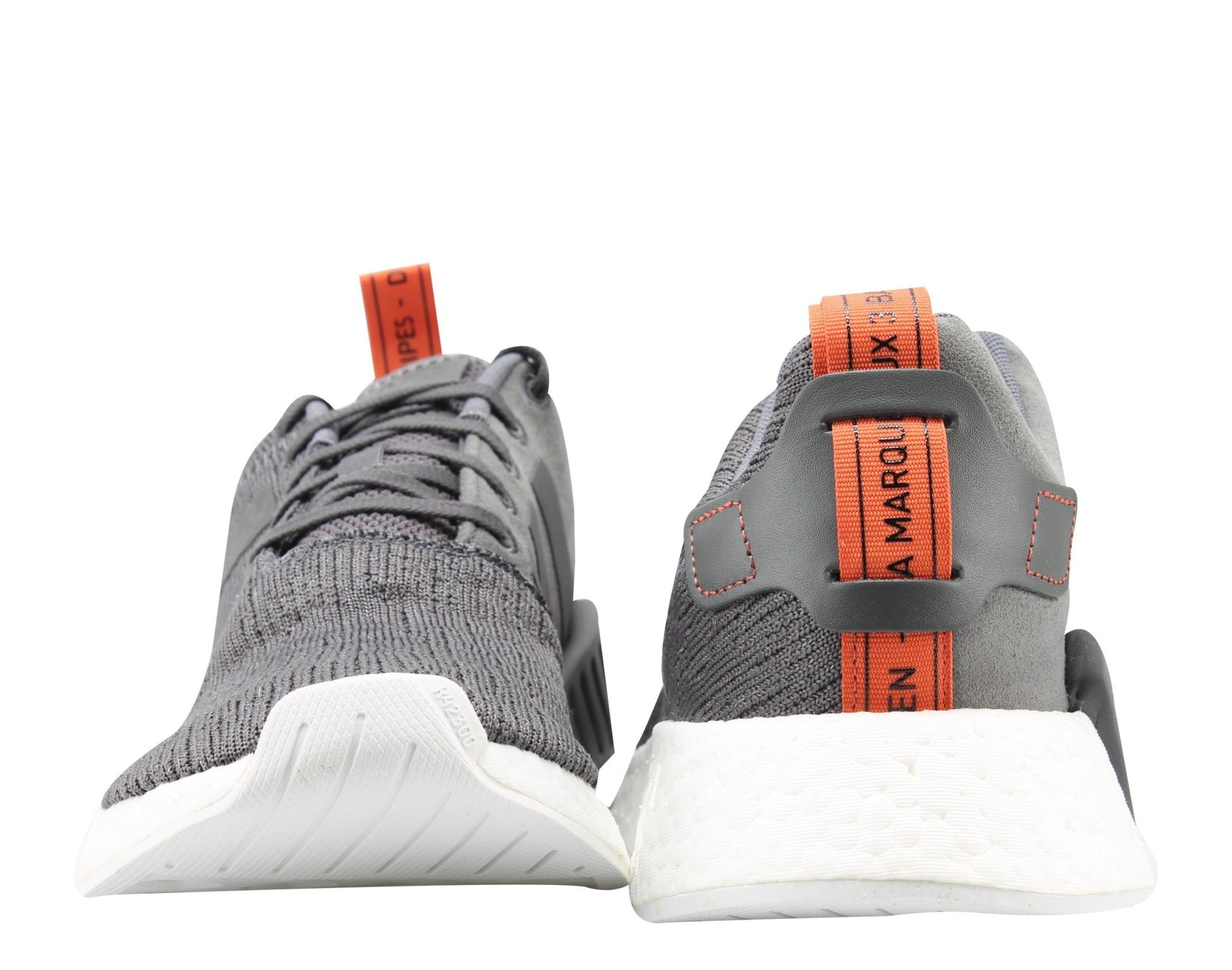 Adidas NMD_R2 Grey/Grey/Future Harvest Men's Running Shoes BY3014 - Becauze