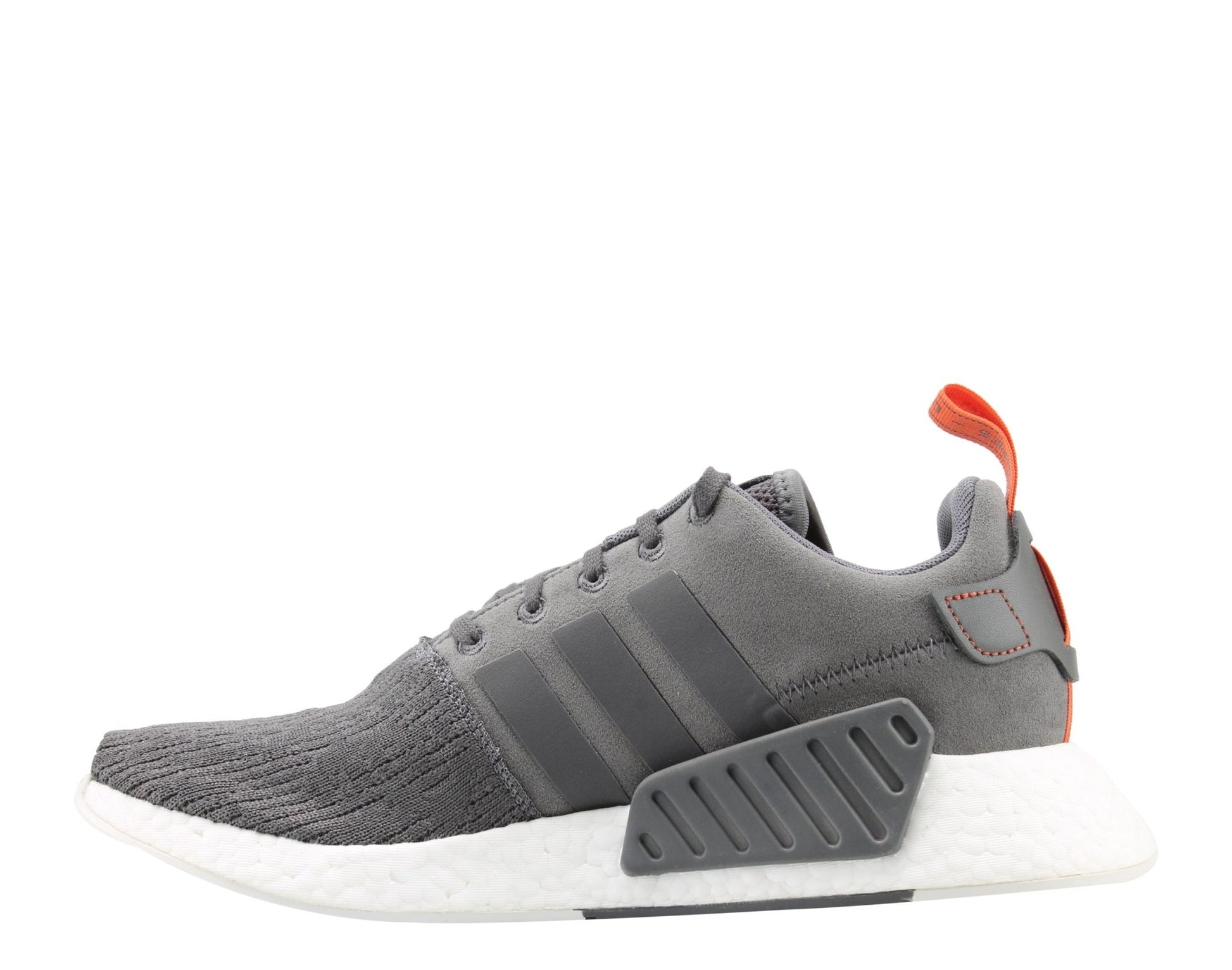 Adidas NMD_R2 Grey/Grey/Future Harvest Men's Running Shoes BY3014 - Becauze