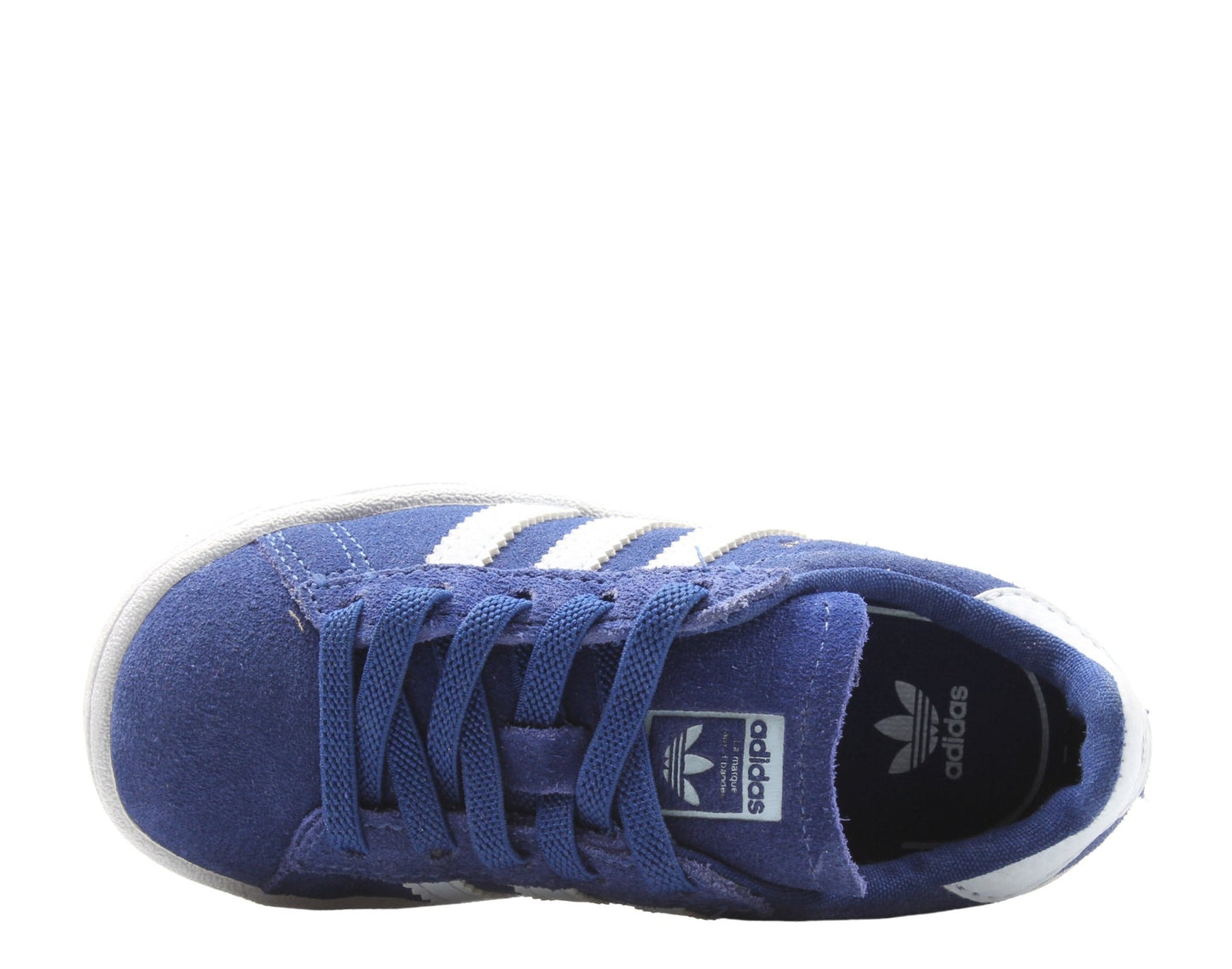 Adidas Originals Campus EL I Infant Blue/White Little Kids Casual Shoes B41961 - Becauze