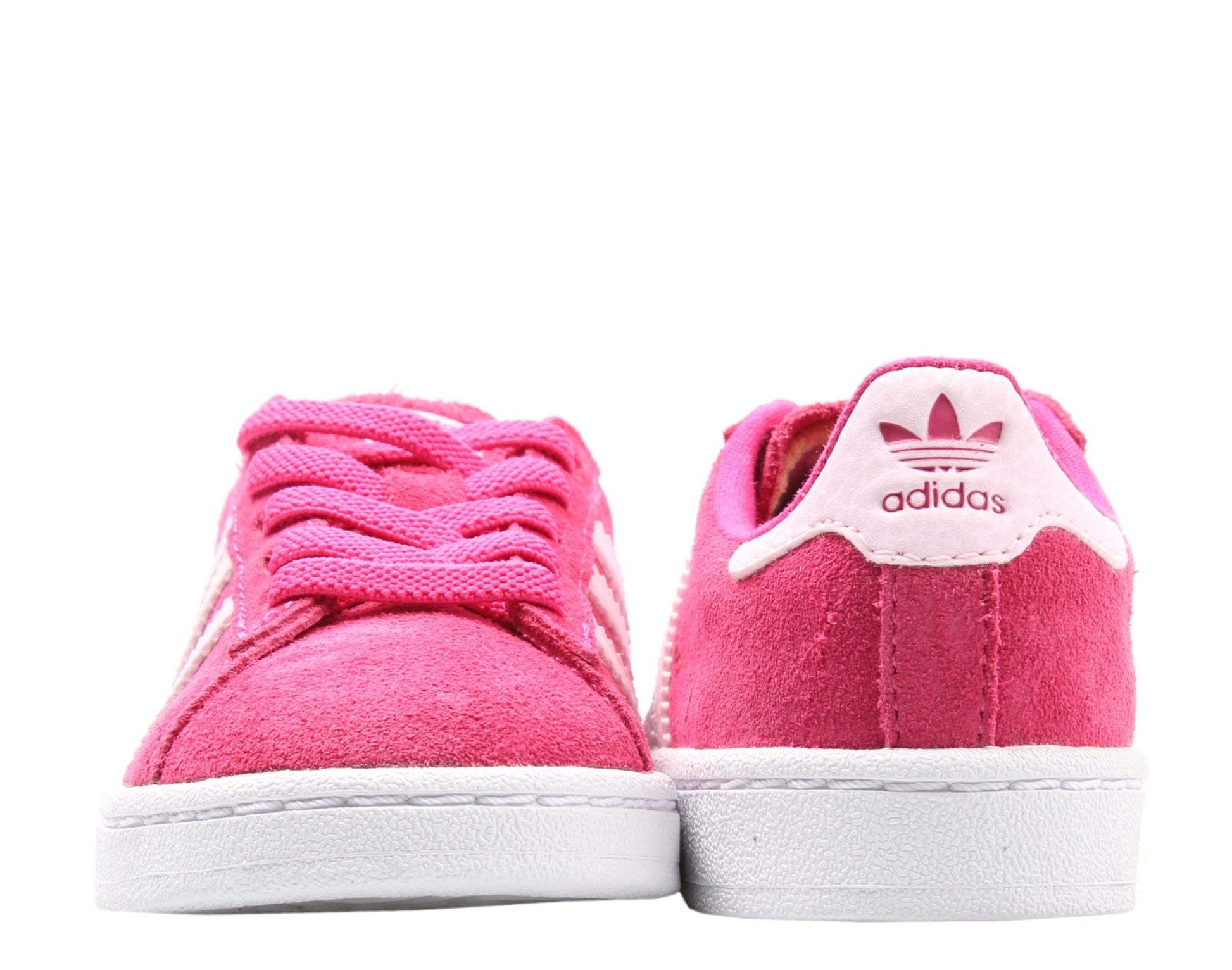 Adidas Originals Campus EL I Infant Pink/White Little Kids Casual Shoes B41962 - Becauze