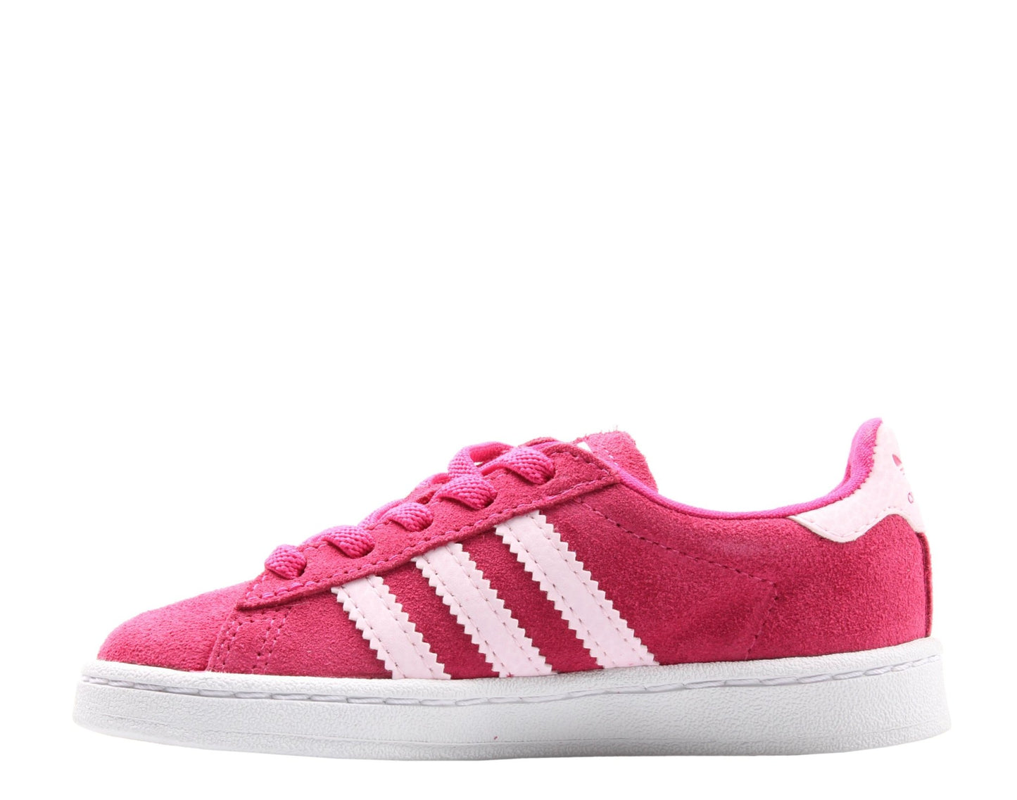 Adidas Originals Campus EL I Infant Pink/White Little Kids Casual Shoes B41962 - Becauze