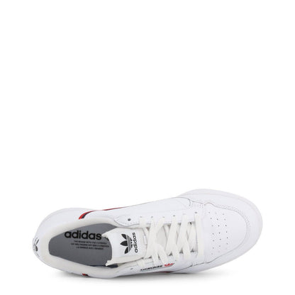 Adidas Originals Continental 80 Cloud White/Scarlet/Collegiate Navy Shoes G27706 - Becauze