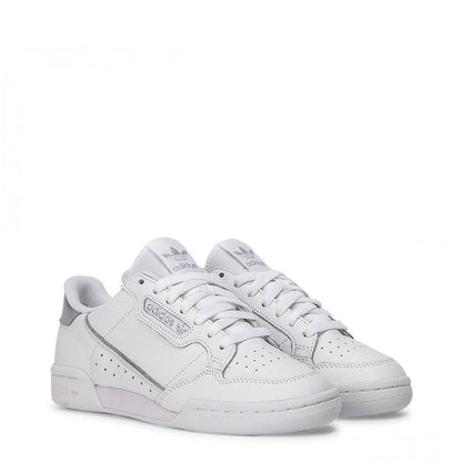 Adidas Originals Continental 80 Cloud White/Silver Metallic Women's Shoes EE8925 - Becauze