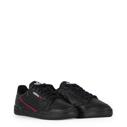 Adidas Originals Continental 80 Core Black/Scarlet Men's Shoes G27707 - Becauze