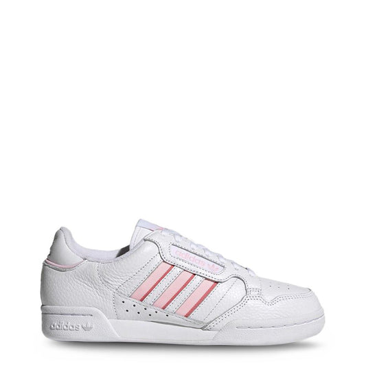 Adidas Originals Continental 80 Stripes Cloud White/Clear Pink/Hazy Rose Women's Shoes S42625 - Becauze