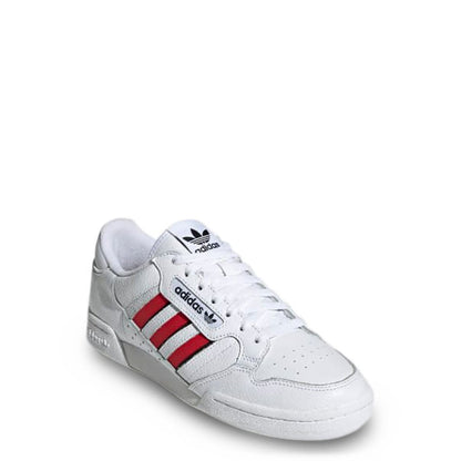 Adidas Originals Continental 80 Stripes Cloud White/Vivid Red/Core Black Men's Shoes H02155 - Becauze