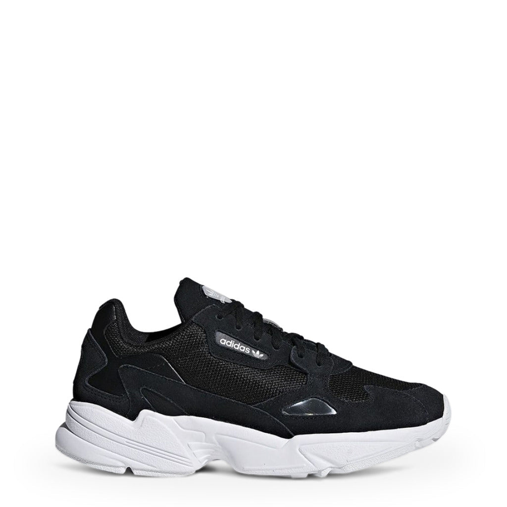 Adidas Originals Falcon Core Black/Core Black/Cloud White Women's Shoes B28129 - Becauze