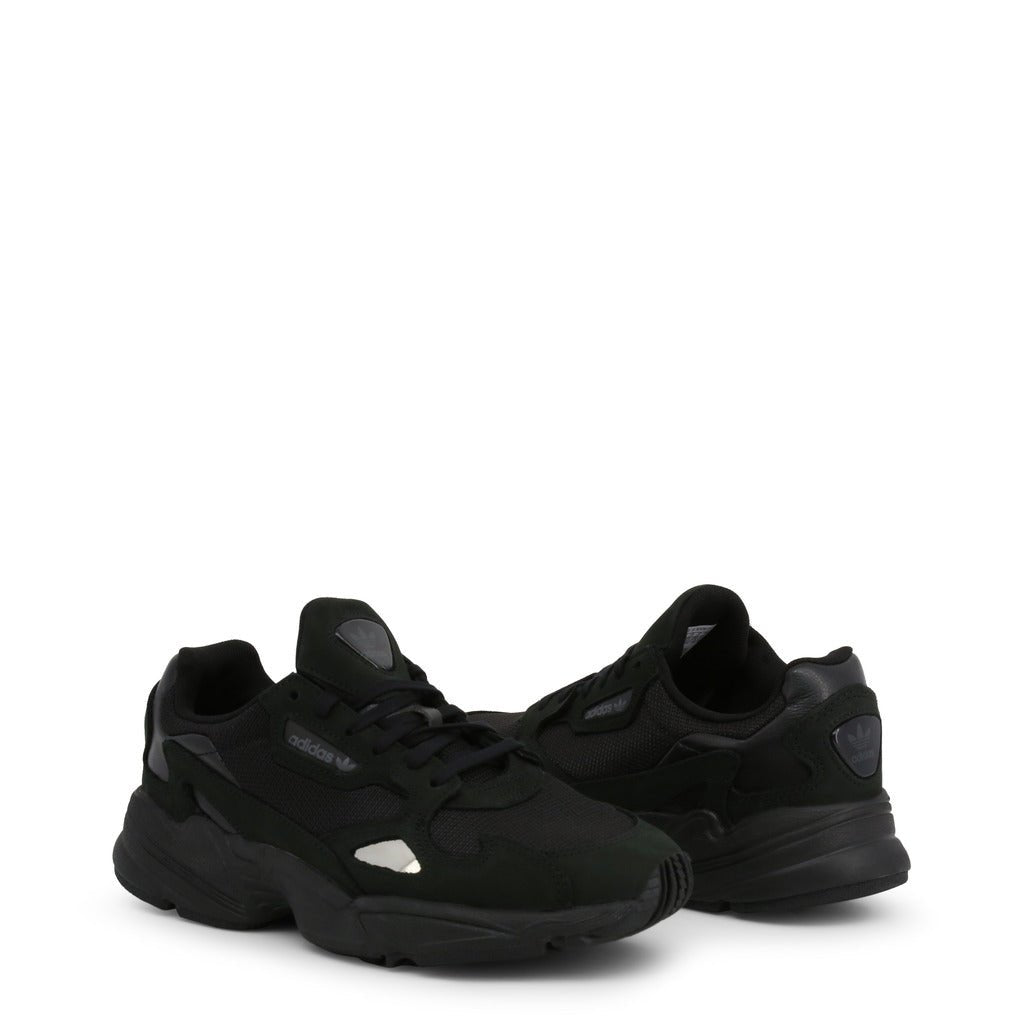 Adidas Originals Falcon Core Black/Core Black/Grey Women's Shoes G26880 - Becauze