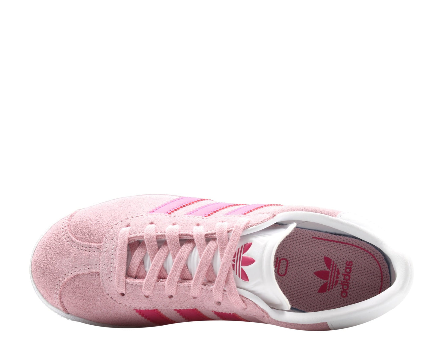 Adidas Originals Gazelle C Children Pink/Magenta/White Kids Casual Shoes B41534 - Becauze
