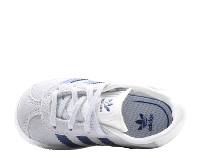 Adidas Originals Gazelle I Infant Aero Blue/Ink Little Kids Casual Shoes B41924 - Becauze