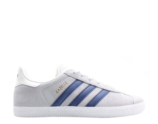 Adidas Originals Gazelle J Aero Blue/Ink/White Big Kids Casual Shoes B41518 - Becauze