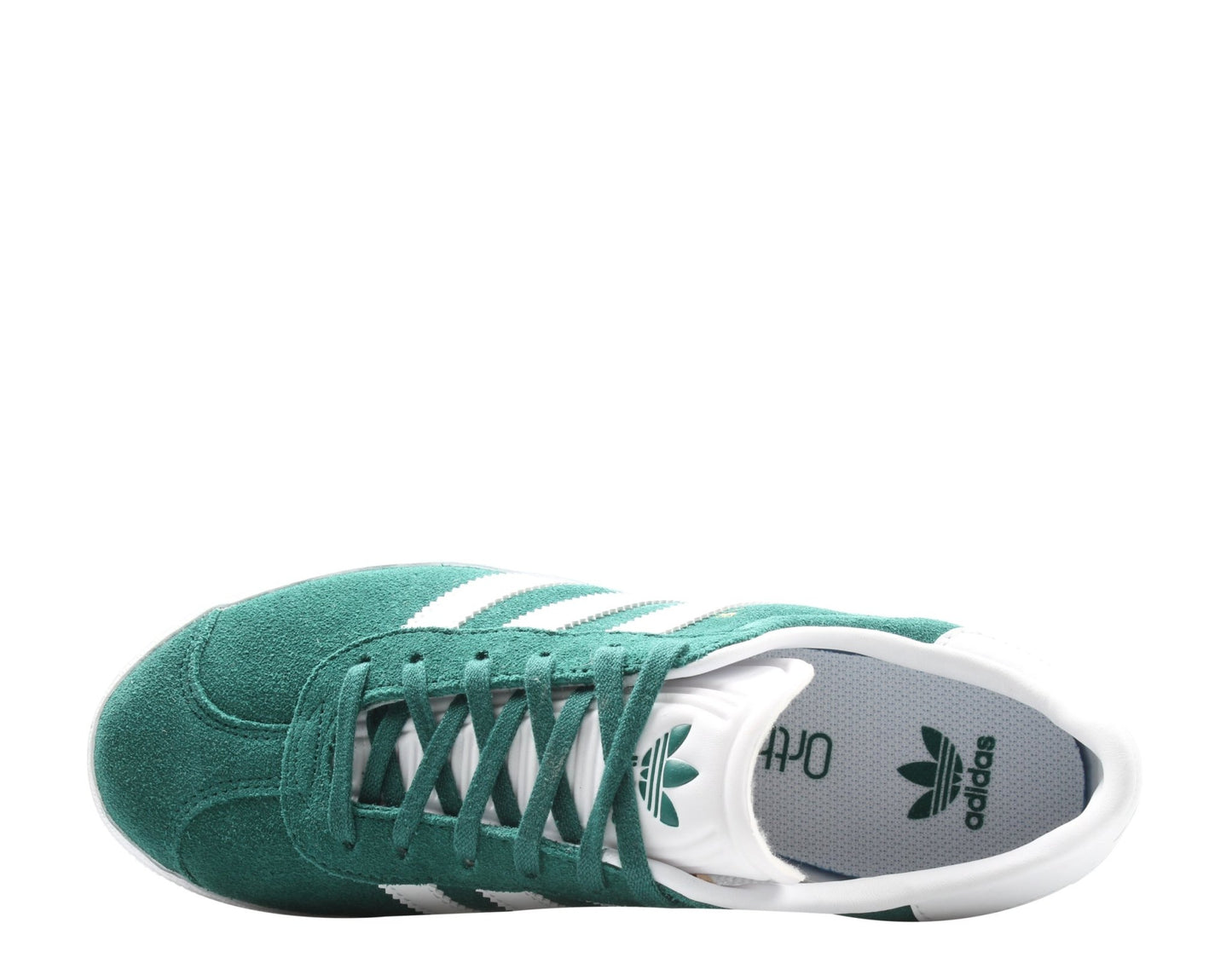 Adidas Originals Gazelle J Noble Green/White Big Kids Casual Shoes AQ1122 - Becauze