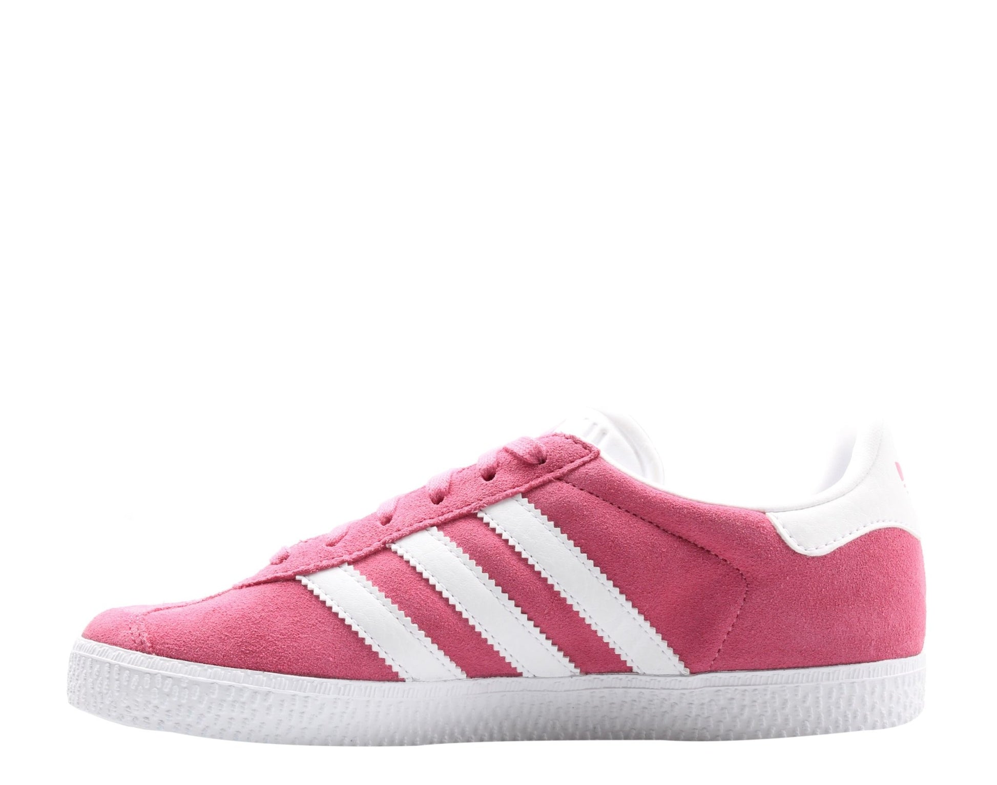 Adidas Originals Gazelle J Semi Solar Pink/White Big Kids Casual Shoes B41514 - Becauze