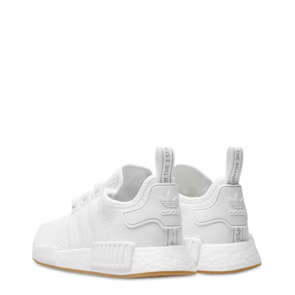 Adidas Originals NMD_R1 Cloud White/Cloud White/Crystal White Shoes D96635 - Becauze