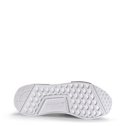 Adidas Originals NMD_R1 Cloud White/Crew Navy/Grey Two Shoes G55576 - Becauze