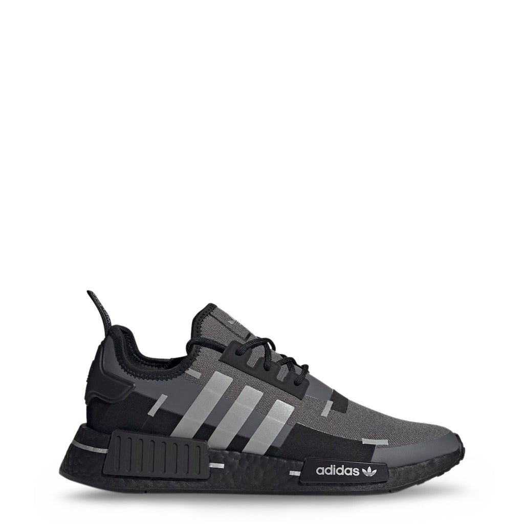 Adidas Originals NMD_R1 Core Black/Silver Metallic/Carbon Men's Shoes GZ7946 - Becauze
