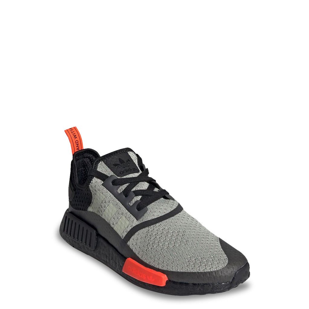 Adidas Originals NMD_R1 Halo Green/Core Black/Semi Solar Red Shoes FY3562 - Becauze